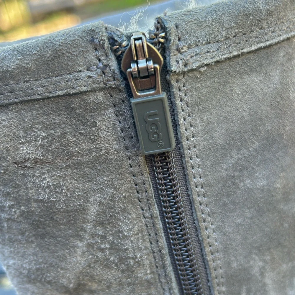 UGG Australia Genuine Leather and Sheepskin Women’s Boots